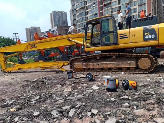 40 tonluk satılık yeni veya kullanılmış yüksek erişimli yıkım bomu, toplam ağırlık 8000 kg'dır ve müşteri ihtiyaçlarına göre seçilebilir.