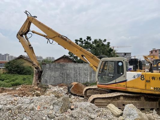HT Excavator 25 30 50 60 Ton Excavator için Bina Yıkımı için Yüksek Erişim ve Kol Genişletme Boom