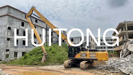 PC250/CAT325 için Yüksek Erişimli Çökme Boom 16m Uzun Mesafe / Kentsel Çökme / Yüksek Bina Çökme için
