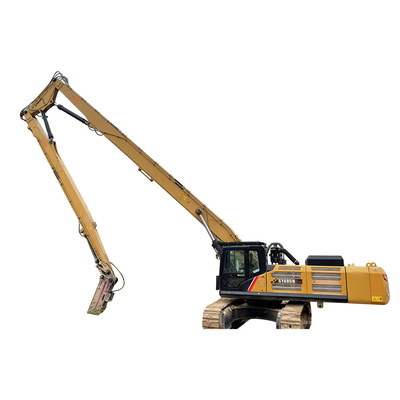 HT Excavator 25 30 50 60 Ton Excavator için Bina Yıkımı için Yüksek Erişim ve Kol Genişletme Boom