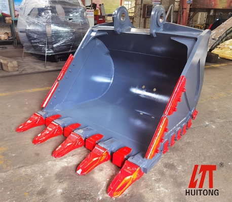 Huitong Mini Kazıcı GP Kovası Bobcat Kovası Özel 3-5Ton Kazıcı Standart Kovası Fabrikası Yüksek Kalite Satılık