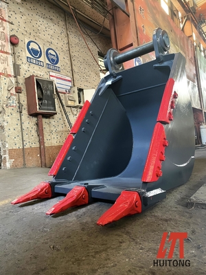 Keskin Dişli Kazıcı Kovası 0.25-4.3cbm Tungsten / Kaya için Dayanıklı