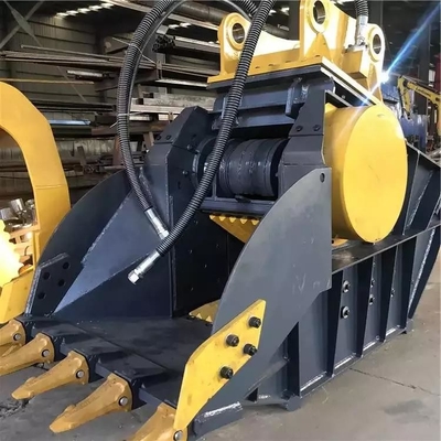 Dayanıklılık Tungsten Dişleri Hardox550 10-180mm Kesim Yüksekliği ile Ağır Görevli Kazı Cihazı Kovası