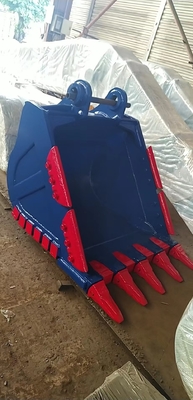 Güç kazıcı kaya kovası Sarı/Siyah Q355/NM400/Hardox400 280-4300kg Özel dişler Yeni durum