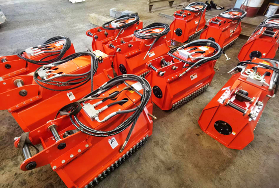 Ekskavator Flayel Mower 6Ton Ekskavator Tarım Bağlantısı Özellikle Ve Q355/NM400/HARDOX450