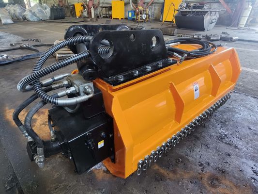 OEM Ekskavatör Çayır Biçme Makinesi Yol Kenarında Ayıklama ve Yeşil Kuşak Kırpma için Aşınmaya Dayanıklı Fit 6-10Ton Ekskavatör