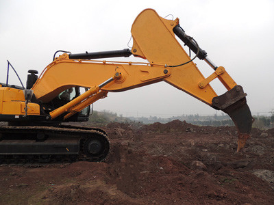 Q355B Q690 Ağır Güçlü Yer Kazıması için Kaya Boomu 35-100 Ton Kazı Makinesi