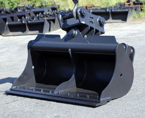 Hydraulic Tilt Bucket 11-16T Excavator 0.6m³ SK120 EX120 for Ditch Cleaning & Land Leveling