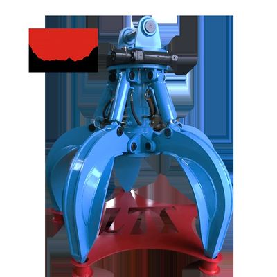 Huitong Ekskavatör Turuncu Kabuklu Kepçe 37-46 Tonluk Ekskavatörler için Hurda / Atık İşleme Özelleştirilmiş CE Sertifikası