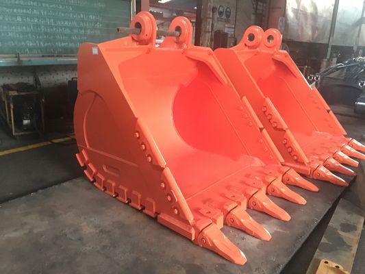 30 Tonluk Ekskavatörler için Huitong Kaya Kovası, Madencilik / Taş Ocağı / Değiştirilebilir Keski Dişli Çift Katmanlı Zırh CE Sertifikası, OEM Mevcut