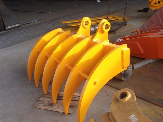 Customized excavator rake 3ton excavator brush rake excavator rake riddle bucket excavator ground clearing rake