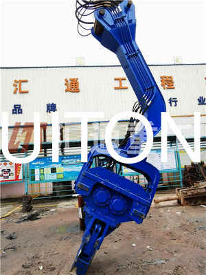 HT330 Durable Hydraulic Pile Driving Hammer Fit 30-35T Excavator SK300 PC350 for Municipal & Rural Piling Projects