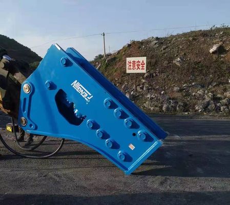 Huitong Hidrolik Çekiç 2754 KG 28-36 Ton Ekskavatörler için Yan Tipi CE Sertifikalı OEM Kullanılabilir