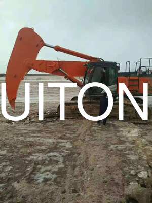 Yüksek Güçlü Kaya Boom Ripper Boom Fit 35-44Ton Excavator R350 DH420 SH350 Hard Stone Kazı Projesi için