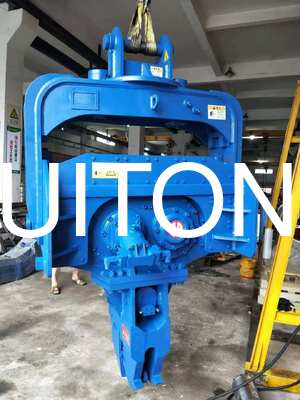HT330 Durable Hydraulic Pile Driving Hammer Fit 30-35T Excavator SK300 PC350 for Municipal & Rural Piling Projects