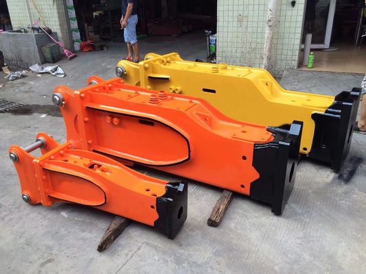 Huitong Silence/Box Type Hydraulic Hammer 480KG için 6-9 Ton Ekskavatörler, OEM CE Sertifikası