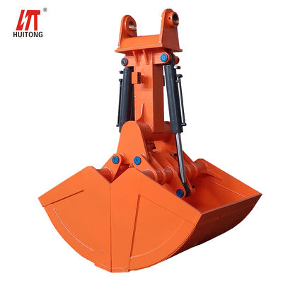 Excavator Hydraulic Clamshell Bucket 0.6m3 6-10T Excavator PC60 SK100 Çukurlama Nehir Temizlik Toprağı Taşımak İşleri için