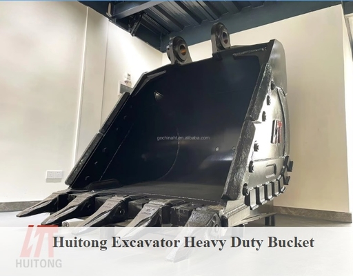 Huitong Ekskavatör Kaya Kovası, Çevrilebilir Uçlu, 25 T Madencilik Kovası, Taş Ocağı/Yıkım için, OEM Mevcut