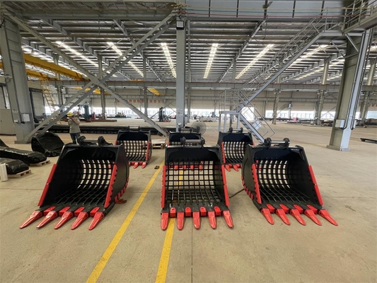 Huitong Ekskavatör Kaya Kovası, Çevrilebilir Uçlu, 25 T Madencilik Kovası, Taş Ocağı/Yıkım için, OEM Mevcut