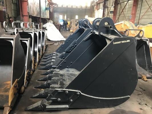 4-6 Ton Ekskavatör 0.3m³ Standart Temizleme Kovası Ekskavatör Standart Kovası GP Kovası Satılık İş Makinesi