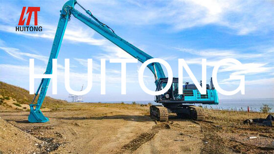 EXKAVATOR PC250/CAT325 için uzun menzilli yay, yamaç şekillendirme / nehir kazma / geniş menzilli kazma / revetme çalışmaları için 18m