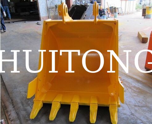 Large Capacity Excavator GP Bucket 2.5-3.0m3 Q355B Steel for PC400 PC450 CAT349 ZX450 Loading
