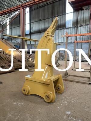 Single Shank Excavator Ripper for 3 to 5 Ton Mini Excavators Kubota U35 CAT305 PC40 Hard Soil Loosening