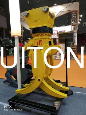 Özel Hidrolik Döner Yakalama Ağaç Yakalama 8-9 Ton Ekskavatör PC80 CAT308 DX80 SY85 XE80 Ormancılık Kayıkçılığı Ahşap Yükleme için Ahşap Yakalama Q355B