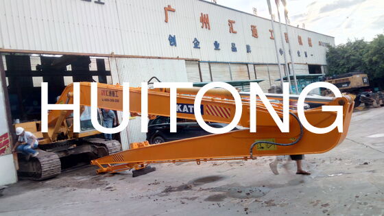 PC200/CAT320 için Uzun Erişimli Ekskavatör Bomu 15.4m Eğim Şekillendirme/Nehir Tarama/Genişletilmiş Erişimli Kazı/Kaplama İşleri için