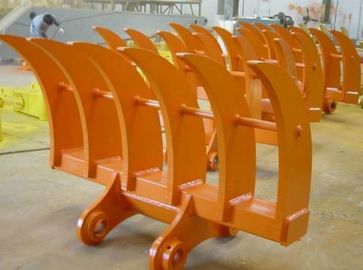 Özel 3 10 Ton Ekskavatör Kök Rake Kovası Mini Ekskavatör Eklemleri için Grepple Rake