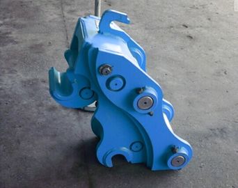4-45 Tonluk Çeşitli Modeller İçin Uygun Mavi Renkli Ekskavatör Hızlı Ataşman Değiştirici
