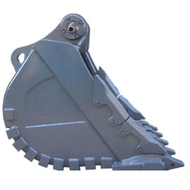 Q355 NM400 Hardox400 çelikten şekillendirilmiş yüksek dayanıklılıklı dişlere sahip ağır yüklü kaya toplama kova