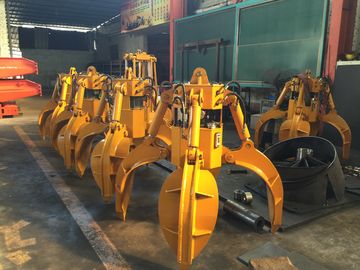 Yeni kazma makinesi takımı kabuk kavrama kova özel kazıcı hidrolik portakal kabuk kavrama kavrama satılıyor