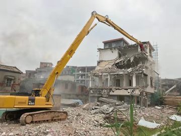 Yüksek Uzaylı Boom ve Kol Ekskavatör İnşaat Çökme Genişletme Kol SY SK EX Ekskavatörü için Uzun Uzaylı Boom