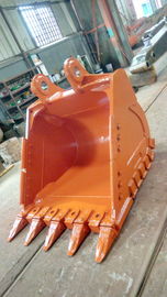 Heavy Duty Rock Collecting Bucket with High Strength Teeth Formed from Q355 NM400 Hardox400 Steel