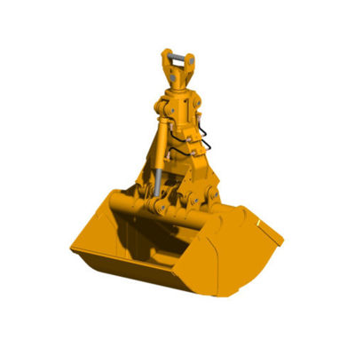 HUITONG Yüksek Kalite 10T 20Ton Kazı Makinesi Hidrolik Clamshell Grab Bucket Shell Bucket for PC200 Excavator