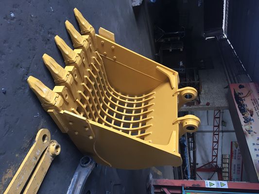 Kazıcı Kaya Tarama Çalışması için Özel Ekskavatör İskelet Kovası 31-35ton Ekskavatör 1.5m³ PC350 EX350