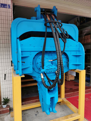 15-40 Ton Kazı Makinesi Hidrolik Yığın Vibratör Çekiç Yaprak Yığın Sürücüsü Vibro Çekiç Kazı Makinesi Bağlantısı