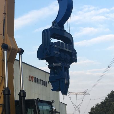 PC240 için 40T Ekskavatör Hidrolik Beton Kazık Sürücüsü