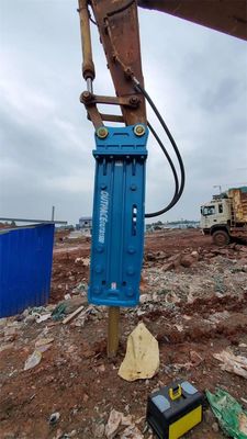 195MM Uzunluğu ve Diametri Değerlendirilmiş Hidrolik Çekiç 50Ton Ekskavator Kutusu Tipi Sessiz Kırıcı Çekiç Fabrika Doğrudan Satış Fiyatlı