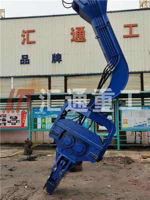 Hidrolik titreşimli çekiç kazıcı 15-45 ton kazıcı için Vibro pil sürücü çekici