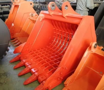 % 100 yeni kazıcı kovası 35 ton kazıcı için özel büyük kapasiteli kazıcı kemer kovası kazıcı takımı