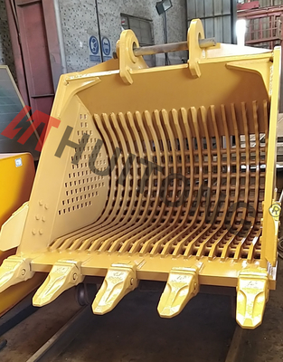 % 100 yeni kazıcı kovası 35 ton kazıcı için özel büyük kapasiteli kazıcı kemer kovası kazıcı takımı