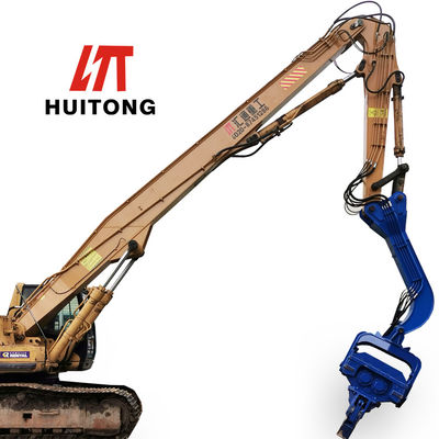 Ağır Güçlü Güçlendirilmiş Toplama Boom Fit 30-38Ton Kazıcı CAT330 PC350 SH300 SH330 Temel Toplama Solar Post & İnşaat Toplama İşleri için