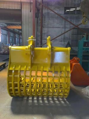 Kazıcı Kaya Tarama Çalışması için Özel Ekskavatör İskelet Kovası 31-35ton Ekskavatör 1.5m³ PC350 EX350