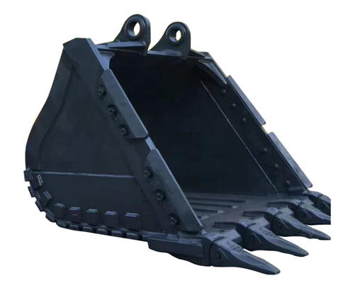Dayanıklılık Ağır görevli kazıcı kovaları Kapasite 0.25-4.3cbm 10-180mm Kesim yüksekliği