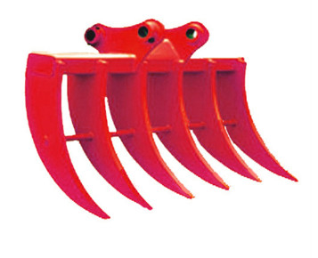 Specialized Excavator Cleaning Rake Attachment Heavy Duty Steel Tines for 200-4000kg Diggers