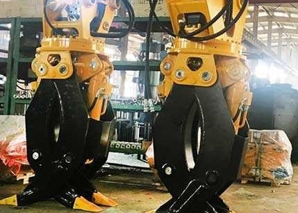 Ekskavatör Bağlantı Hidrolik El Yakalama Taş Yakalama Mekanik Yakalama Mini Ekskavatör için
