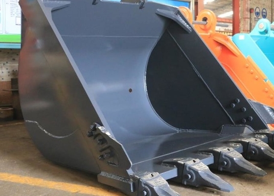 220-1150 kg Güç Siyah / Sarı Genel Amaçlı Kazı Cihazı Kovları 0.25-1.4CBM Kapasitesiyle