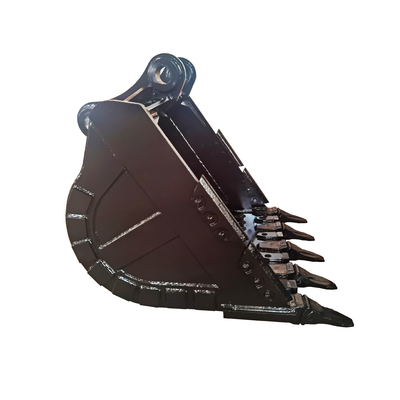 Yeni 700-1000 kg'lık kazıcı kaya kovası Sarı / Siyah Q355/NM400/Hardox450